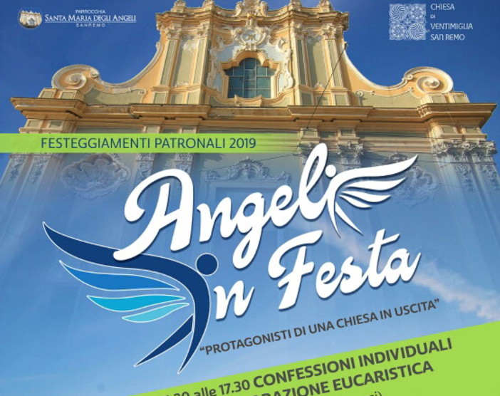 Sanremo: da oggi a sabato tornano i festeggiamenti della parrocchia degli Angeli, appuntamenti spirituali e di aggregazione Sanremo: da oggi a sabato tornano i festeggiamenti della parrocchia degli Angeli, appuntamenti spirituali e di aggregazione