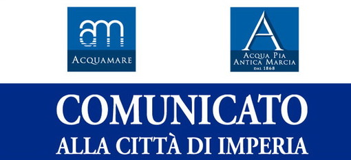 Imperia: la società 'Acquamarcia' produce un video comunicato per parlare ai cittadini Imperia: la società 'Acquamarcia' produce un video comunicato per parlare ai cittadini