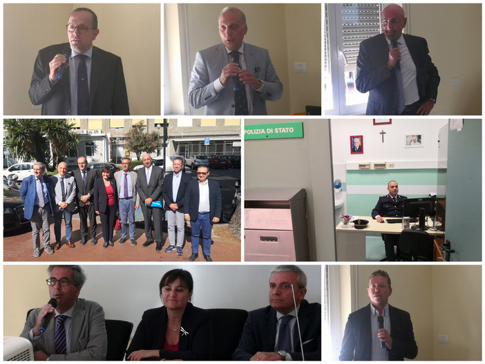 Imperia: quattro nuovi direttori di struttura per l'ospedale e ritorno del presidio di Polizia, Viale "Giornata importante per l'Asl 1" (Foto e video)