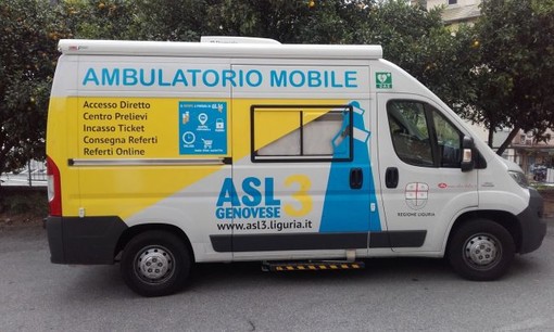 L'ambulatorio mobile dell'Asl 3 L'ambulatorio mobile dell'Asl 3