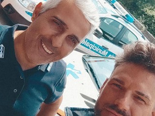 Da sinistra, Walter Sorriento e Igor Cassini Da sinistra, Walter Sorriento e Igor Cassini