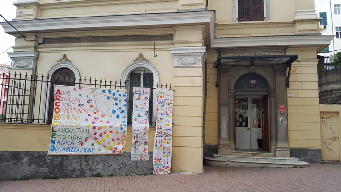 La scuola 'Pro Infantia' di via Morardo La scuola 'Pro Infantia' di via Morardo