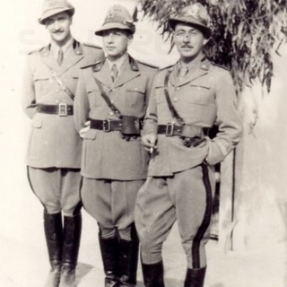 In questa foto d'epoca Alessandro Anselmi è il primo da sinistra