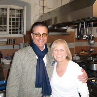 61° Festival di Sanremo: Andy Garcia, Laura Freddi e Piero Chiambretti ieri da 'Vittorio'