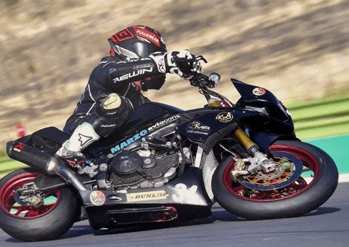 Motociclismo: l’imperiese Antonio Marzo sale al secondo posto del campionato italiano ‘Naked’ classe 1000