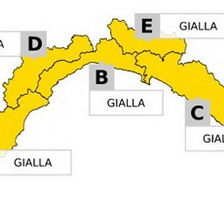 Maltempo in arrivo: allerta gialla da Arpal per la nostra provincia, dalle 6 alle 18 Maltempo in arrivo: allerta gialla da Arpal per la nostra provincia, dalle 6 alle 18