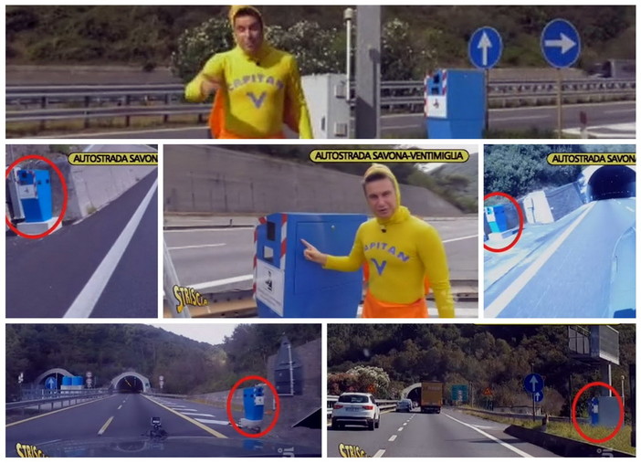 'Striscia la Notizia' tra gli autovelox della A10: secondo il Tg satirico sono 'invisibili' per gli automobilisti (Video) 'Striscia la Notizia' tra gli autovelox della A10: secondo il Tg satirico sono 'invisibili' per gli automobilisti (Video)