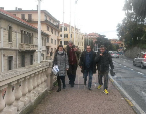 Albano Carrisi ad Imperia per registrare un episodio della trasmissione di Rai Uno 'Così lontani, così vicini'