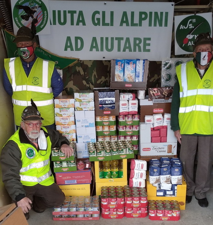 Vallecrosia: grande successo per l'iniziativa organizzata per Pasqua 'Aiuta gli Alpini ad aiutare' (Foto)