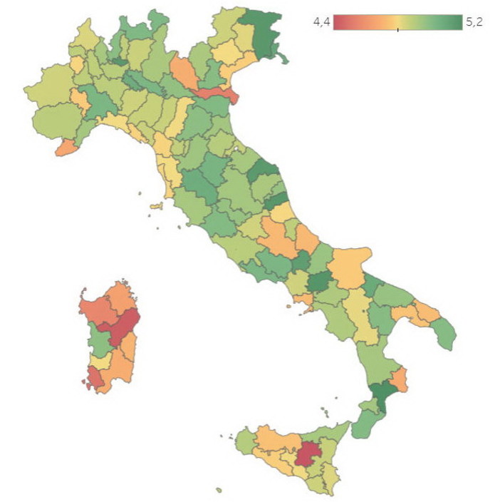 'Autovalutazione' negativa per le scuole della nostra provincia: agli ultimi posti nella statistica nazionale