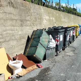 Abbandono dei rifiuti: il vice Sindaco di Ceriana &quot;La situazione sopra Poggio è insostenibile!&quot; (Foto)