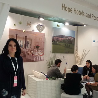 Il guppo 'Hope Hotels e Resorts' presenta le sue tre strutture a quattro stelle al 'Salone degli Sposi', visitabile oggi al Palafiori di Sanremo