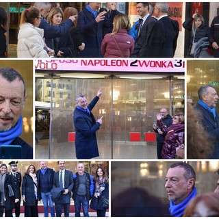 Amadeus arriva a Sanremo ed è subito 'Festival': sopralluogo al Teatro Ariston prima dei 'giovani'