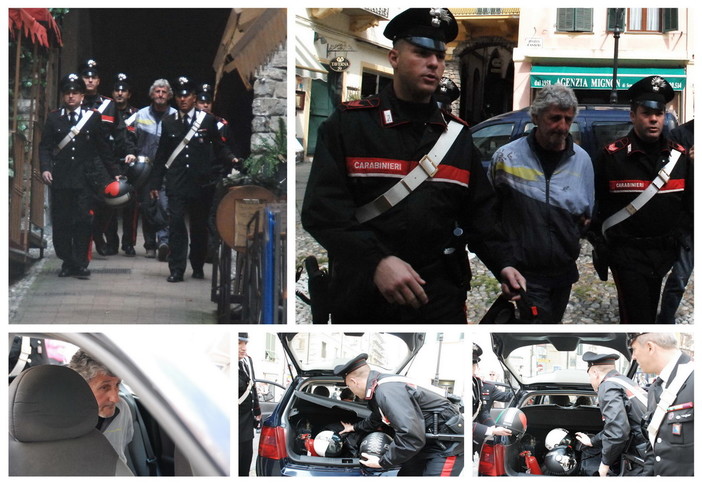 Sanremo: arrestato questa mattina nel centro storico il cosiddetto 'ladro di caschi'