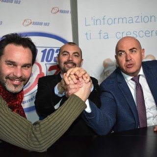 Fabio Ormea e Alberto Pezzini con Federico Marchi