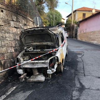 Imperia: furgoncino a fuoco questa mattina in via don Minzoni, fiamme spente dai pompieri del Comando provinciale (foto) Imperia: furgoncino a fuoco questa mattina in via don Minzoni, fiamme spente dai pompieri del Comando provinciale (foto)