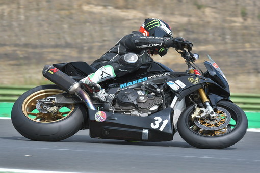Il motociclista imperiese Antonio Marzo al secondo posto provvisorio del campionato italiano ‘Naked’