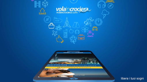 La nota agenzia viaggi di Sanremo 'Vola in Crociera' sbarca sui dispositivi Mobile
