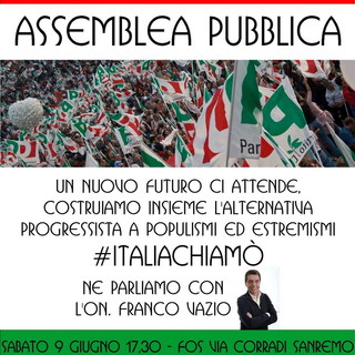 Sanremo: domani, Assemblea pubblica del Partito Democratico dopo la nascita del nuovo governo Sanremo: domani, Assemblea pubblica del Partito Democratico dopo la nascita del nuovo governo