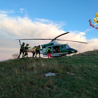 Anziano scomparso da mercoledì ritrovato a Colle d'Oggia: con l'auto è finito in un burrone (Foto)
