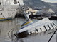 Sanremo: lo yacht 'Dama di Cuori' in riparazione ai cantieri 'Vitulano' sul porto vecchio è affondato parzialmente nella notte