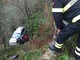Auto precipita fuori strada tra Carpasio e Montalto, 40enne salvato da un ulivo (Foto e Video)