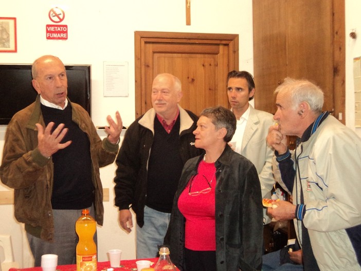 Imperia: il candidato sindaco del centro destra Erminio Annoni in visita a Caramagna