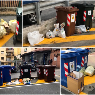 Sanremo: un piccolo viaggio tra le ‘aree ecologiche’ di via Martiri e via Agosti. Chi è senza peccato scagli il primo sacchetto…in strada (foto) Sanremo: un piccolo viaggio tra le ‘aree ecologiche’ di via Martiri e via Agosti. Chi è senza peccato scagli il primo sacchetto…in strada (foto)