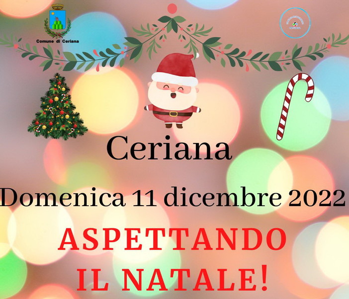 Ceriana: domenica 11 dicembre in piazza Marconi giochi, letterine a Santa Claus e l'atmosfera del Natale