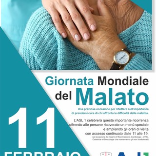 Giornata Mondiale del Malato: domani negli Ospedali dell'ASL 1 orario visite ampliato dalle 11 alle 19