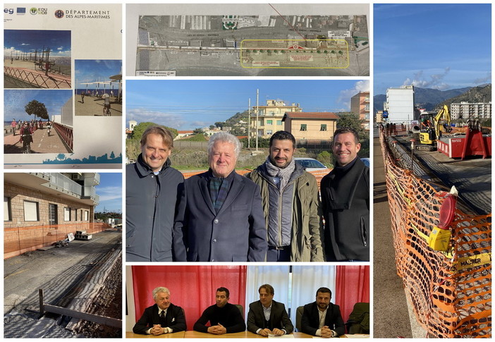 Vallecrosia: proseguono i lavori per la pista ciclabile, tra poco il via anche al cantiere di Bordighera (Foto e Video) Vallecrosia: proseguono i lavori per la pista ciclabile, tra poco il via anche al cantiere di Bordighera (Foto e Video)