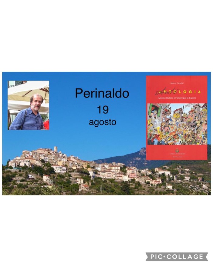 Perinaldo: una serata dedicata ad Antonio Rubino insieme a Marco Cassini