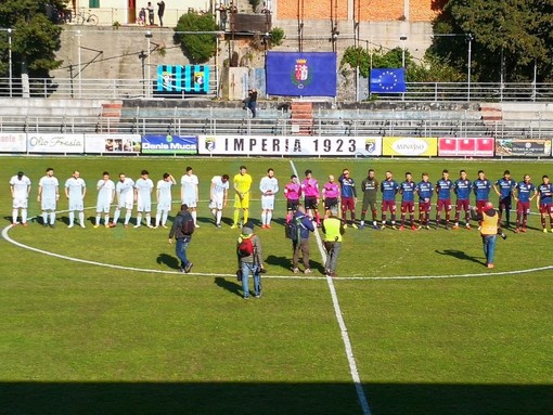 Una foto dell'ultima amichevole tra Imperia e Genoa