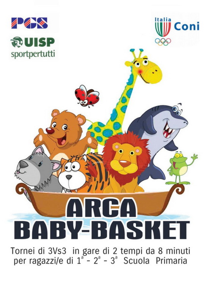Pallacanestro: l'Arca Baby Basket di sabato prossimo spostata alla palestra 'Biancheri' Pallacanestro: l'Arca Baby Basket di sabato prossimo spostata alla palestra 'Biancheri'
