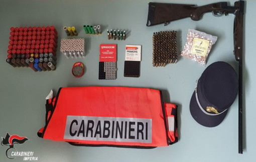 Taggia: tentava di catturare i cinghiali in una rudimentale gabbia, Carabinieri denunciano un uomo (Foto)
