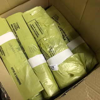 I sacchetti per la raccolta differenziata di Sanremo