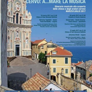 Cervo: dal 18 marzo via alla rassegna "A…mare la musica”, l'incasso sarà devoluto per la ristrutturazione dell'organo di Mendatica Cervo: dal 18 marzo via alla rassegna "A…mare la musica”, l'incasso sarà devoluto per la ristrutturazione dell'organo di Mendatica