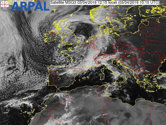 Maltempo: confermate le anticipazioni di lunedì scorso, allerta gialla per temporali da mezzanotte