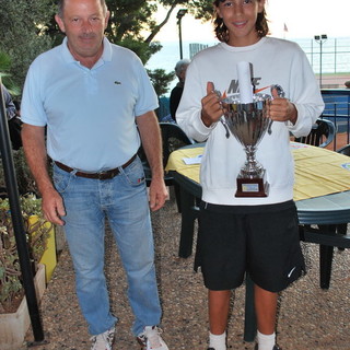 Alexei Popyrin ed il presidente Silvano Martella Alexei Popyrin ed il presidente Silvano Martella