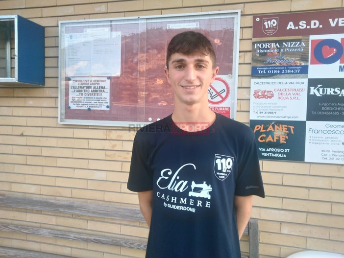 Alessio Salzone, attaccante del Ventimiglia