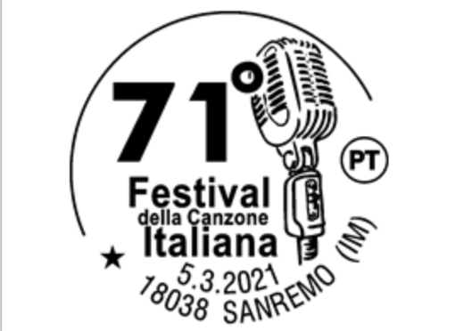 71° Festival di Sanremo: venerdì annullo speciale presso l'ufficio postale di via Roma 71° Festival di Sanremo: venerdì annullo speciale presso l'ufficio postale di via Roma