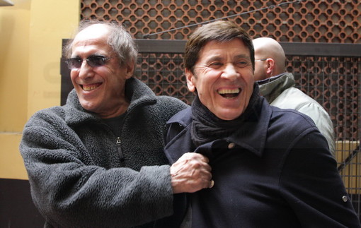 Celentano al Festival 2012 con Morandi
