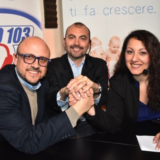 Alessandro Condò e Veronica Fimmanò con Federico Marchi