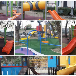 Sanremo: le frazioni ma non solo hanno le aree giochi riqualificate e in sicurezza, importante intervento concluso dall'Amministrazione (Foto)