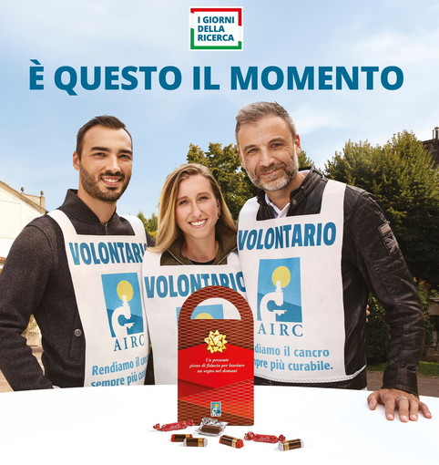 A Imperia, Diano Marina e Sanremo sabato prossimo i cioccolatini de 'I giorni della ricerca Airc' A Imperia, Diano Marina e Sanremo sabato prossimo i cioccolatini de 'I giorni della ricerca Airc'