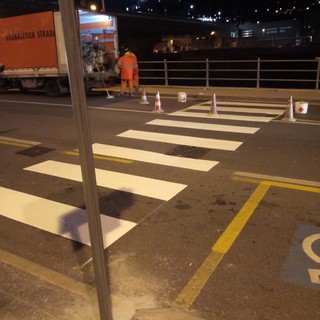 Imperia: realizzato l'attraversamento pedonale nei pressi della nuova stazione, l'assessore Gagliano "Recepite le istanze dei pendolari, ora più sicurezza"