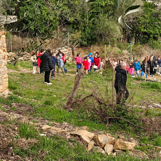 Gli Alunni di San Pietro a Lezione di Frumento