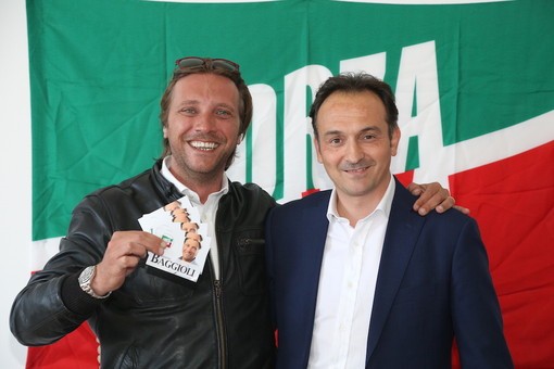 Da sinistra, Simone Baggioli ed Alberto Cirio