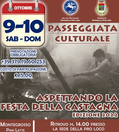 Montegrosso Pian Latte: anche quest'anno la tradizionale Festa della Castagna non si svolgerà Montegrosso Pian Latte: anche quest'anno la tradizionale Festa della Castagna non si svolgerà