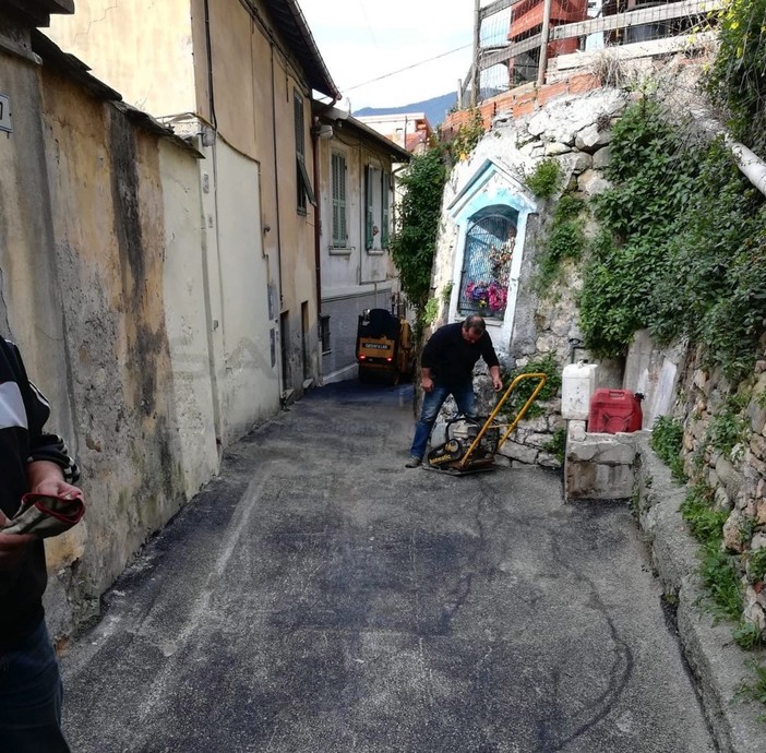 I lavori in strada Borgo I lavori in strada Borgo